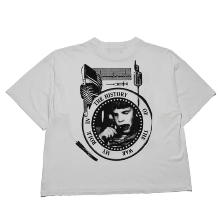 ERD White 'My Role In The War' T-shirt