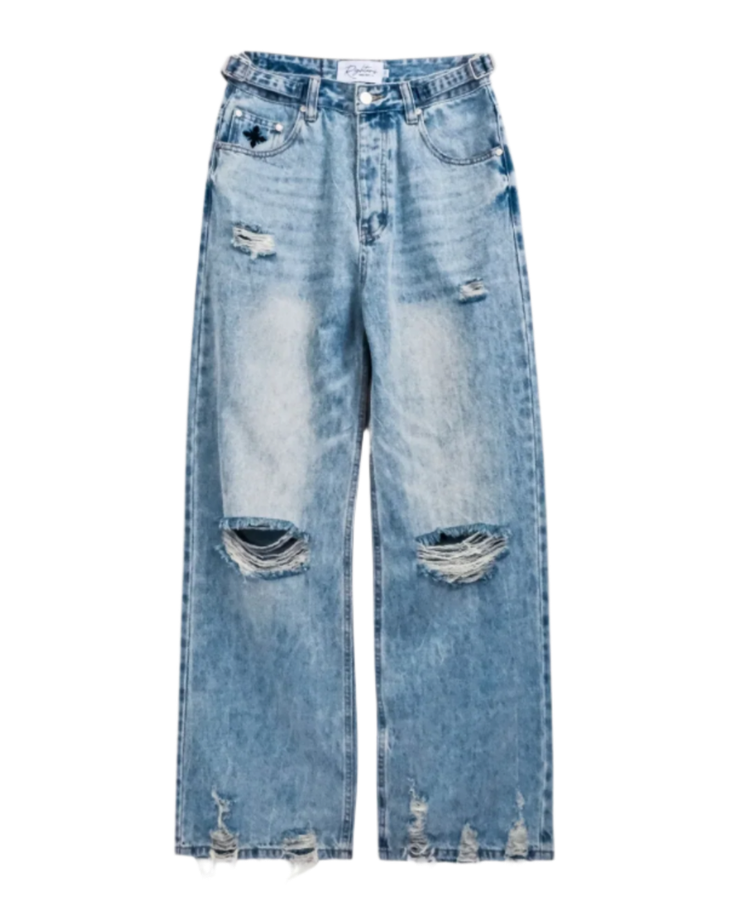 Thrashed Baggy Denim