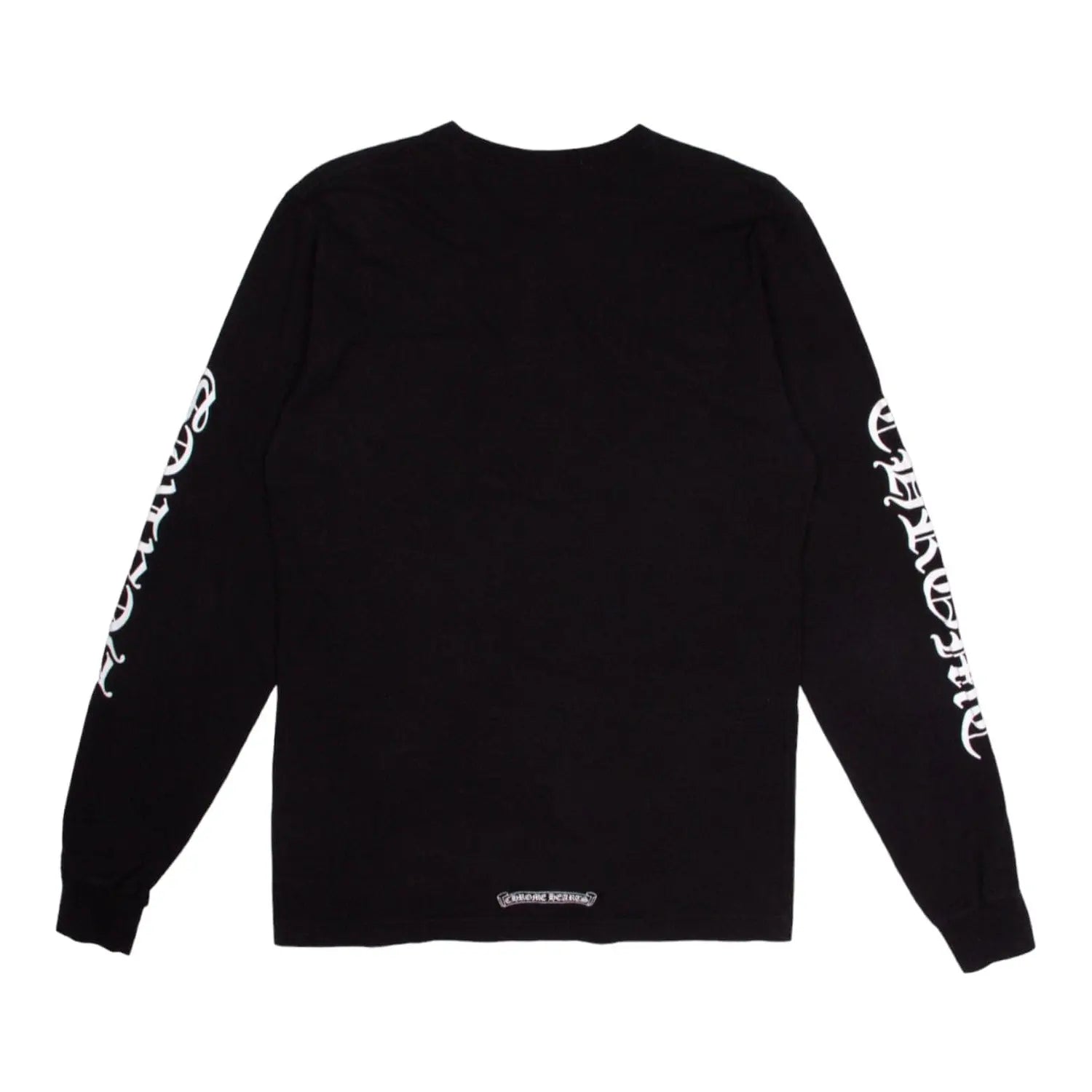 Neck Logo Black L/S T-Shirt