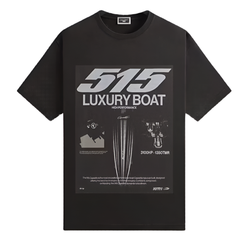 Cigarette Racing 515 AD Vintage Tee Black