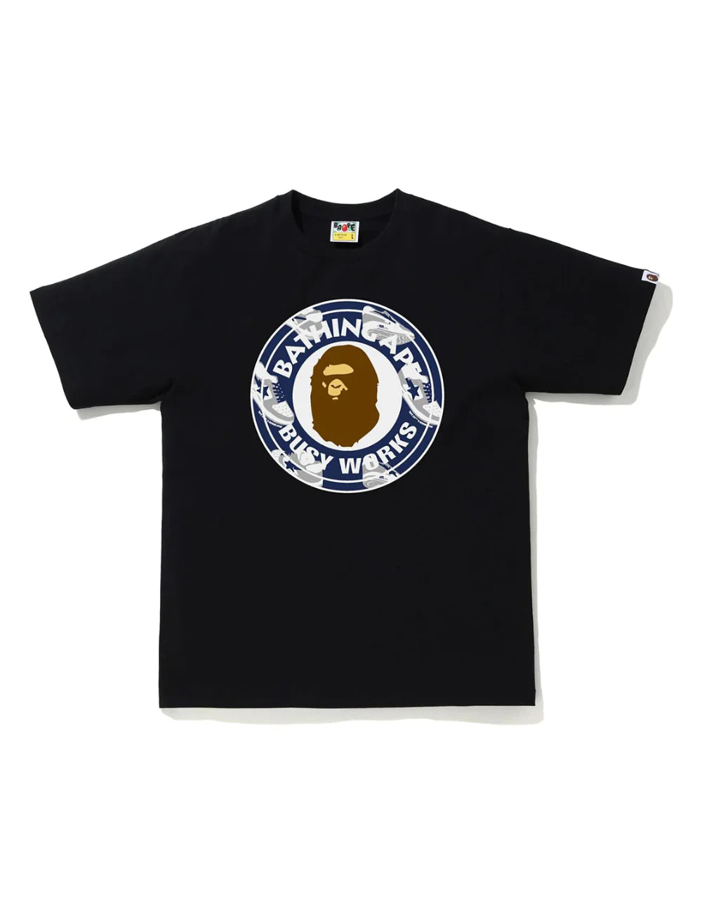 Random STA Busy Works Tee Black/Blue