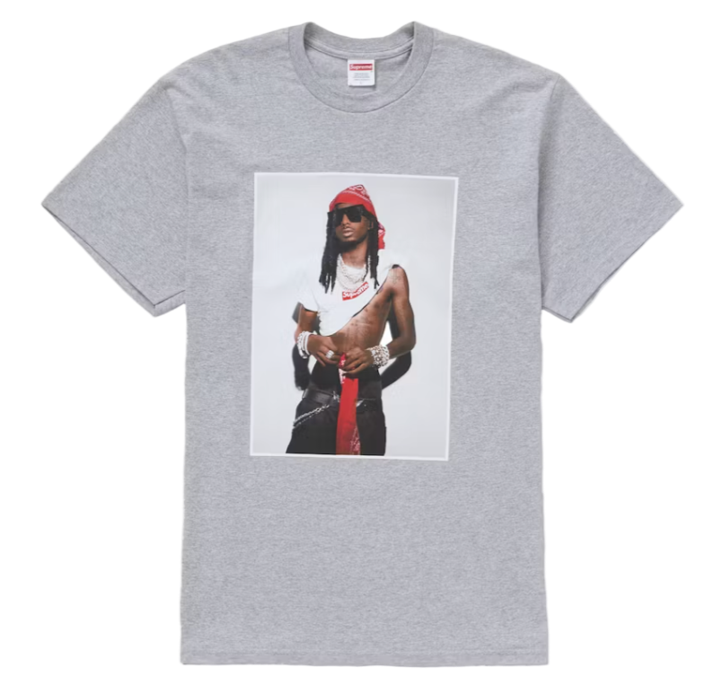Playboi Carti Tee Heather Grey