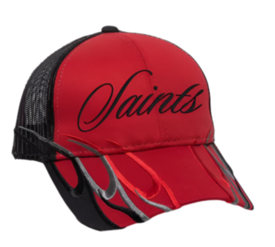 Flame On Cap Red/Black