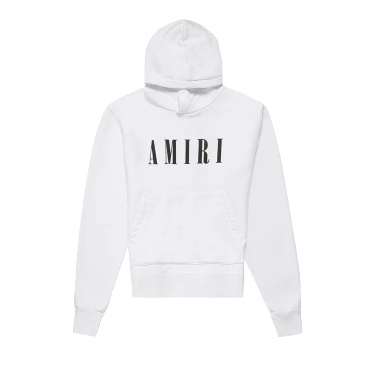 Core Logo Hoodie White