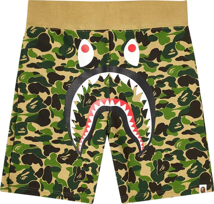 ABC Camo Shark Sweat Shorts Green