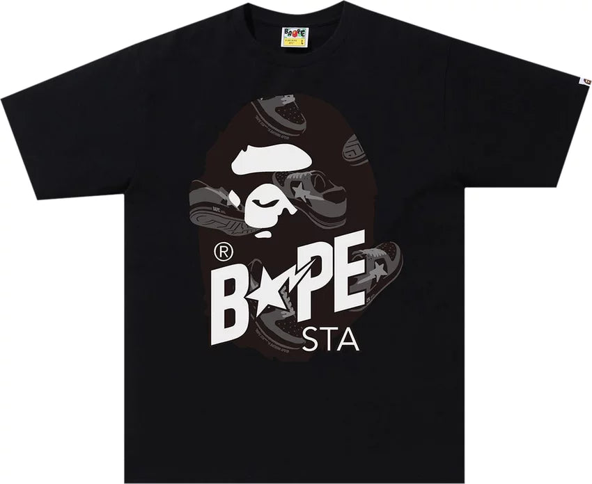 Random Bape Sta Ape Head Tee Black/Black