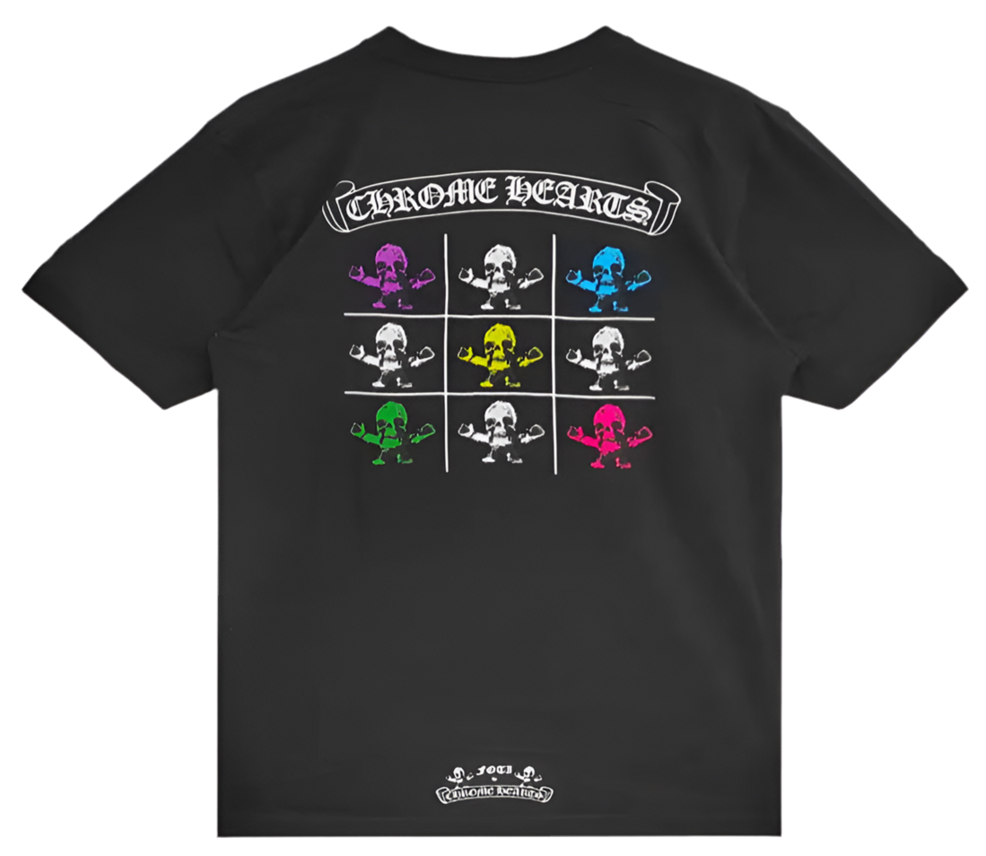 Chrome Hearts Multi Foti Black Short Sleeve T-Shirt Tee