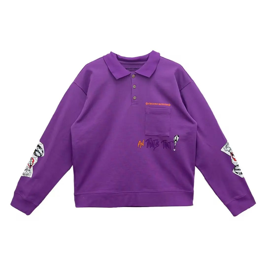 Matty Boy Purple "IWMNL" Rugby Sweatshirt