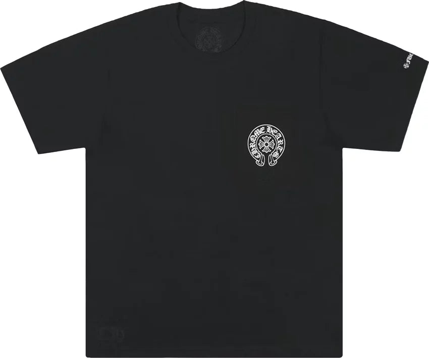 Horseshoe Logo Pocket T-Shirt Black