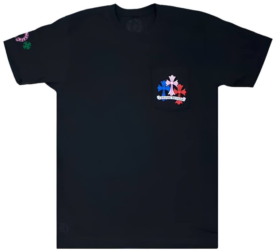 Multi Color Cross Cemetery T-shirt