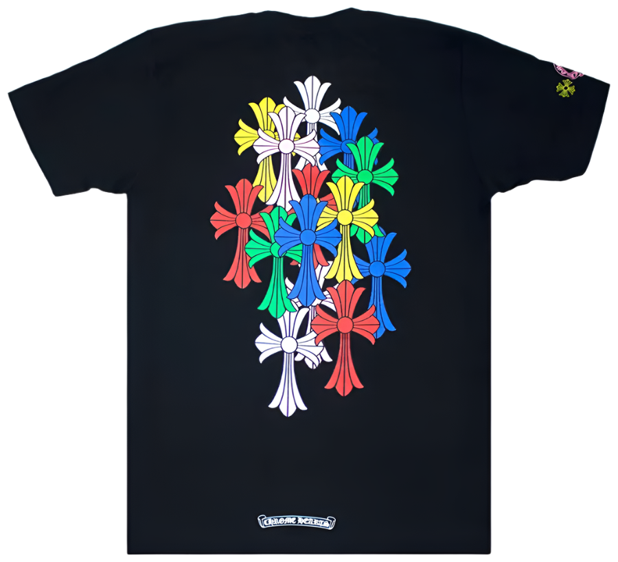 Multi Color Cross Cemetery T-shirt