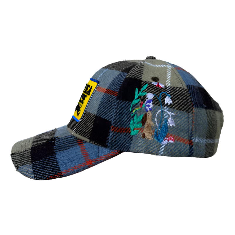 Vintage plaid hat