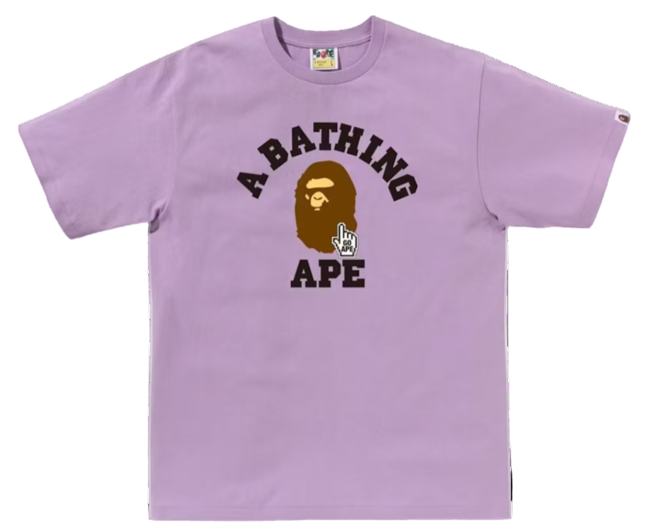 Go Ape Pointer College Tee Purple
