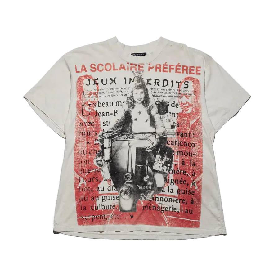 La Scolaire Preferee T-shirt Antique White