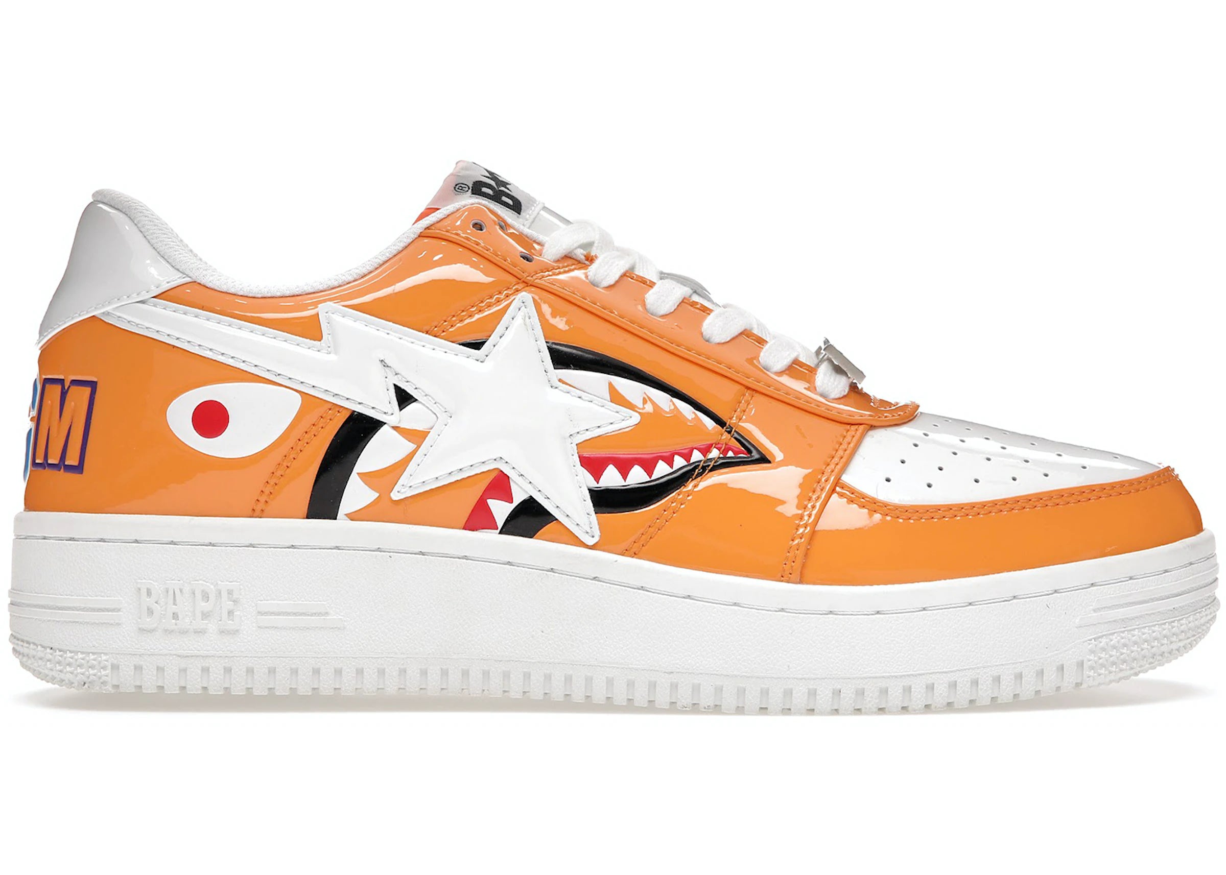 A Bathing Ape  Sta Low Color Block Shark Orange