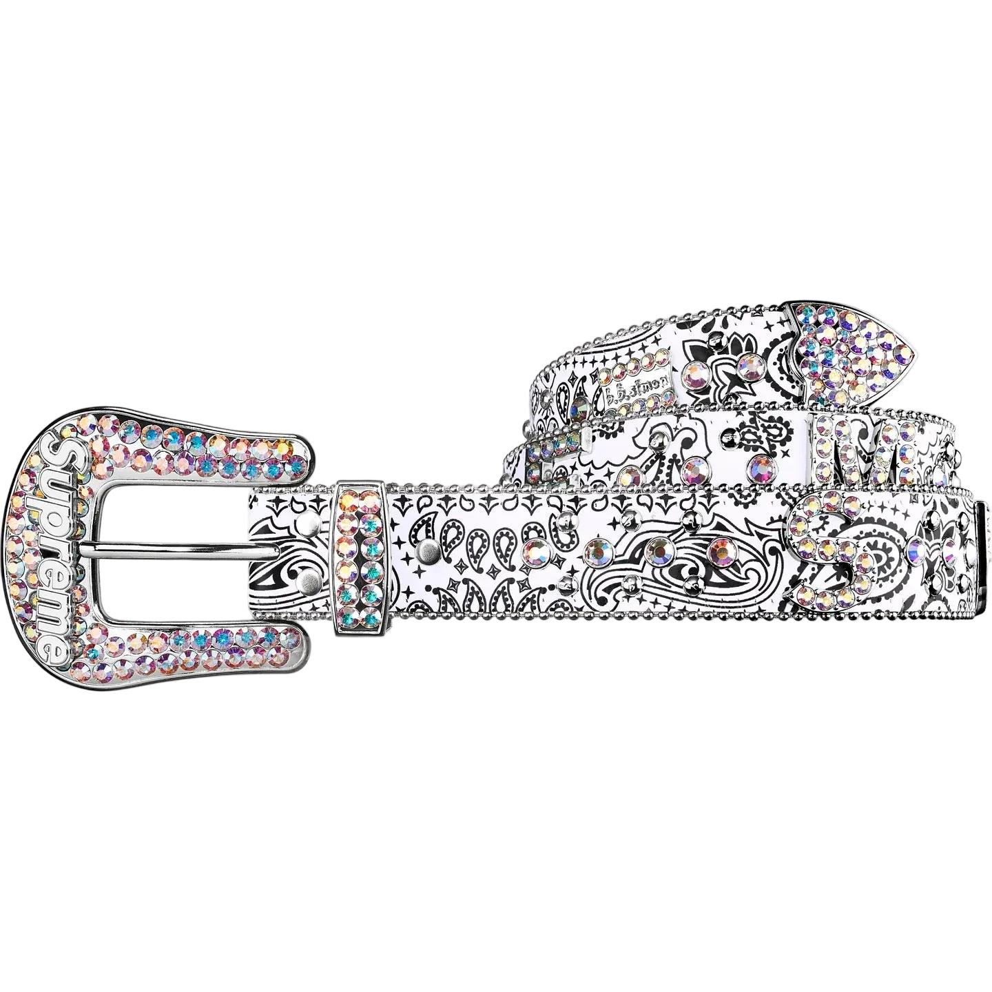 Supreme b.b. Simon Bandana Belt Silver