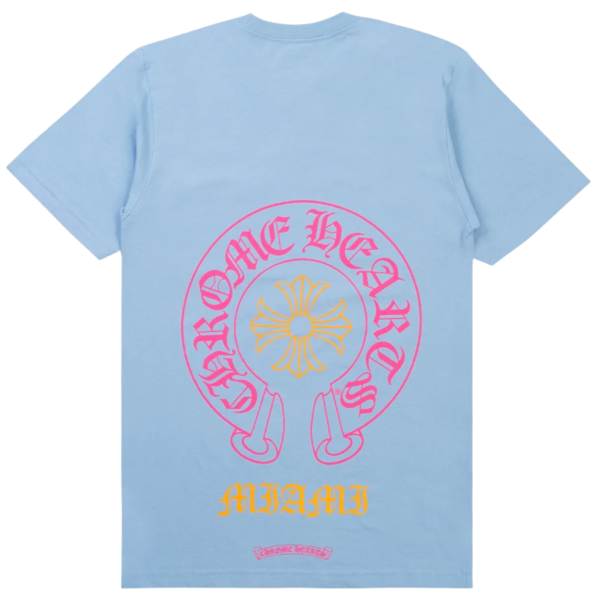 Miami Art Basel Horseshoe Tee Baby Blue