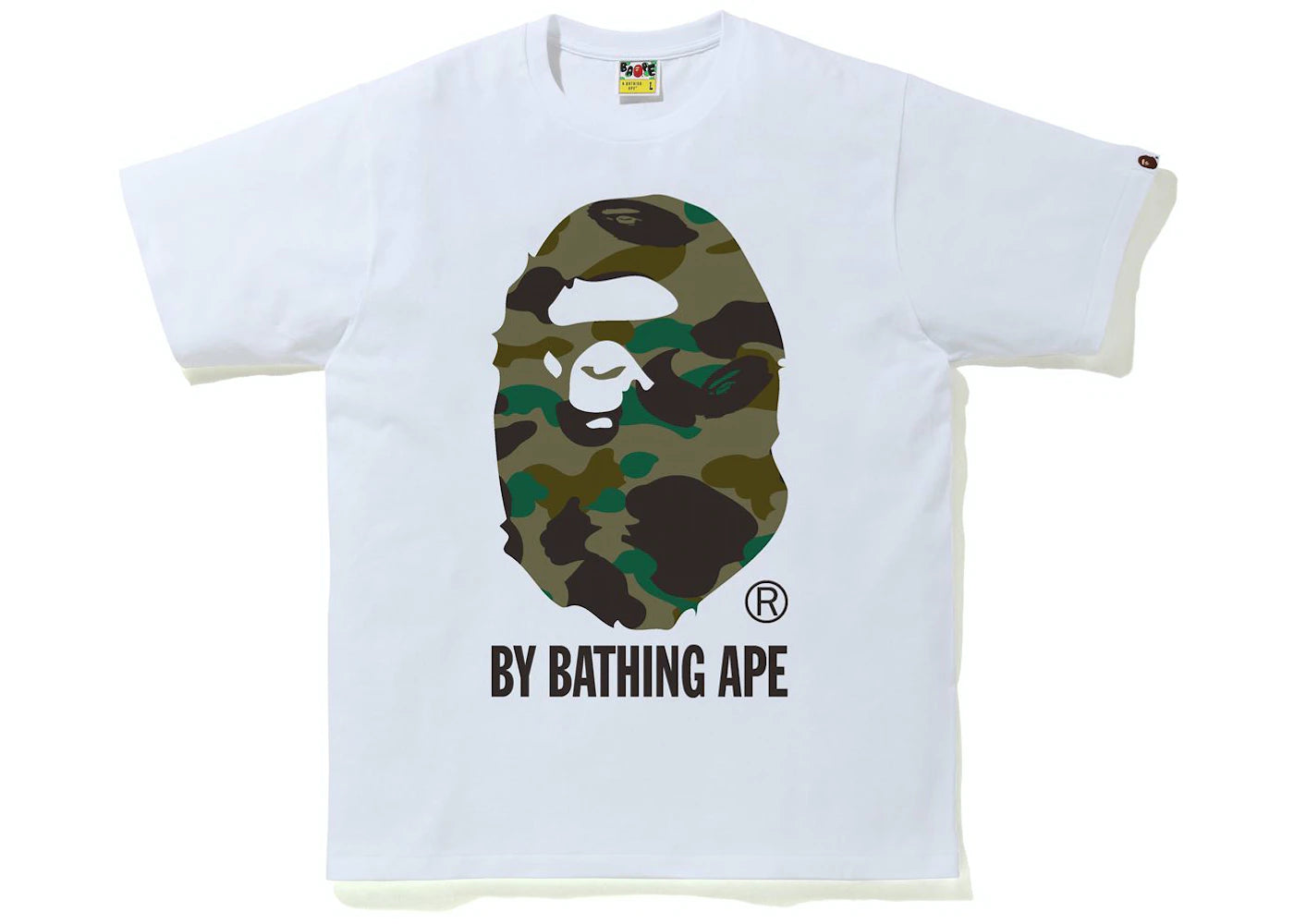 1st Camo By Bathing Ape Tee White/Green