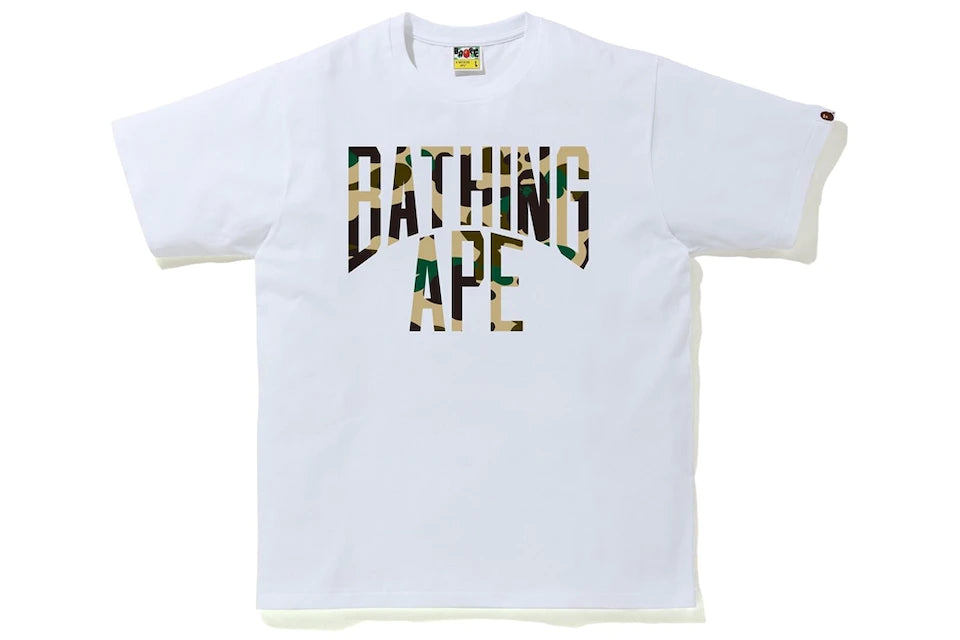 1st Camo NYC Logo Tee White/Yellow