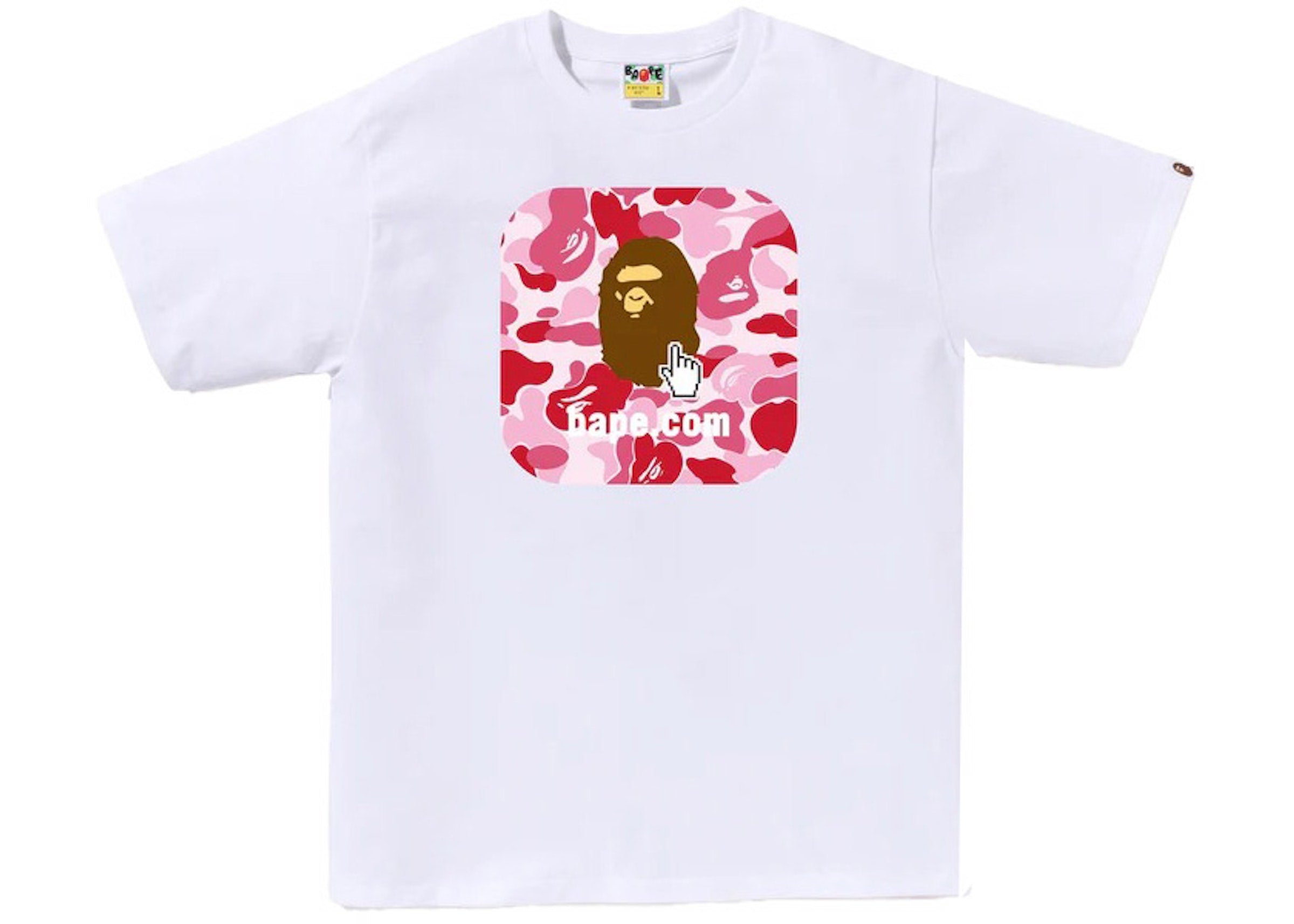 ABC Camo Online Tee White/Pink