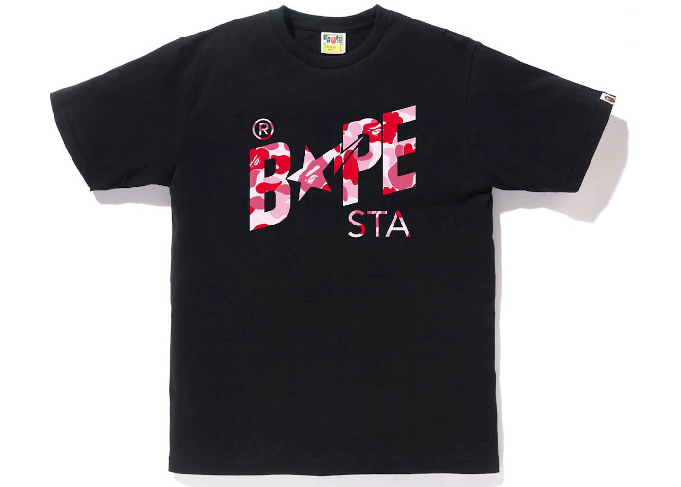 ABC Camo Sta Logo Tee Black/Pink