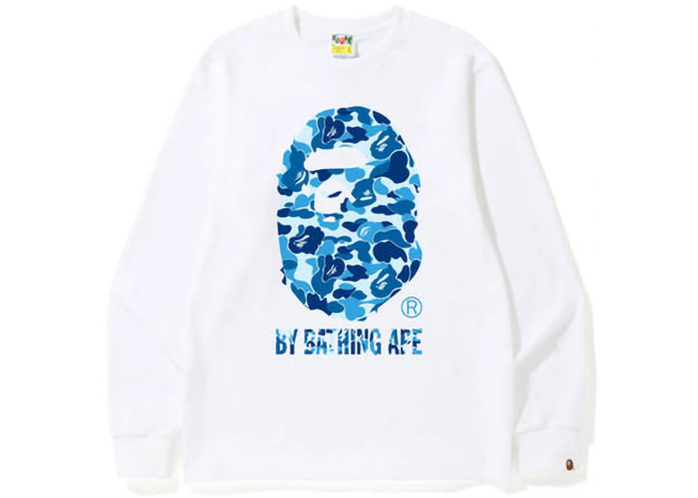 ABC Camo By Bathing Ape L/S Tee (FW22) White Blue