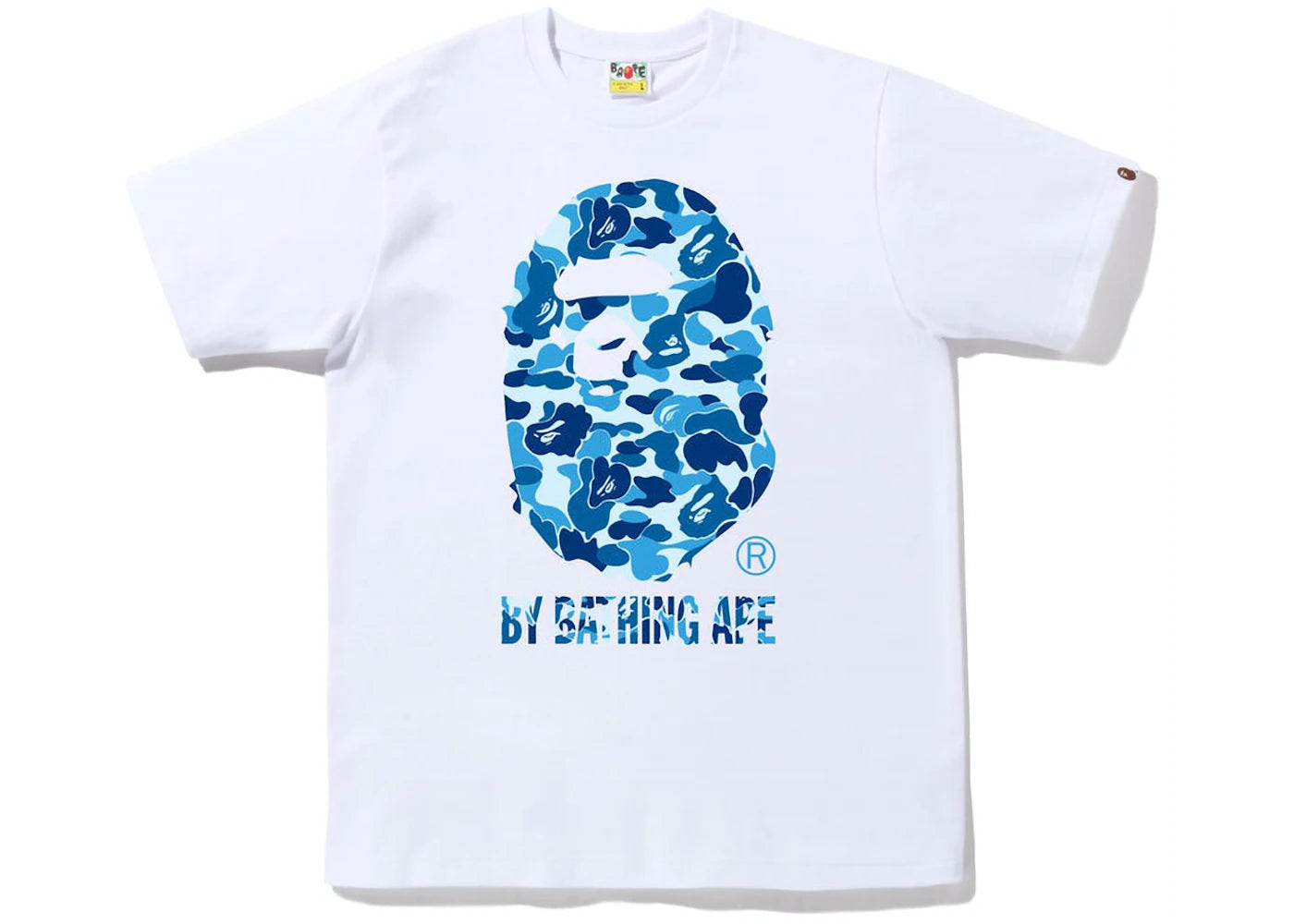 ABC Camo By Bathing Ape Tee White Blue