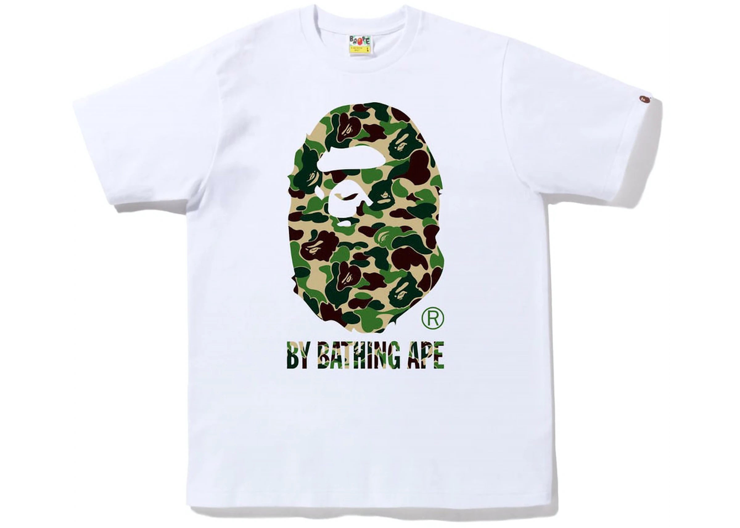 ABC Camo By Bathing Ape Tee White Green