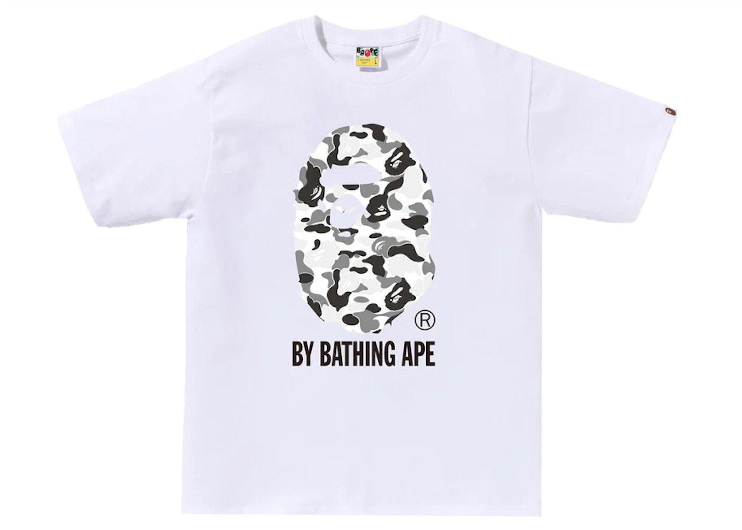 ABC Camo By Bathing Ape Tee White/Grey