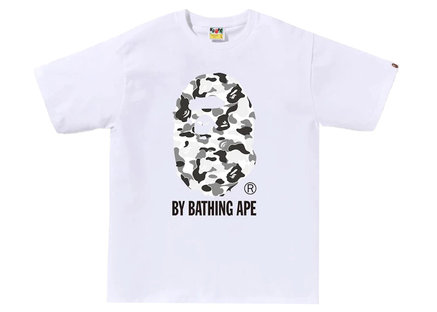 ABC Camo By Bathing Ape Tee White/Grey