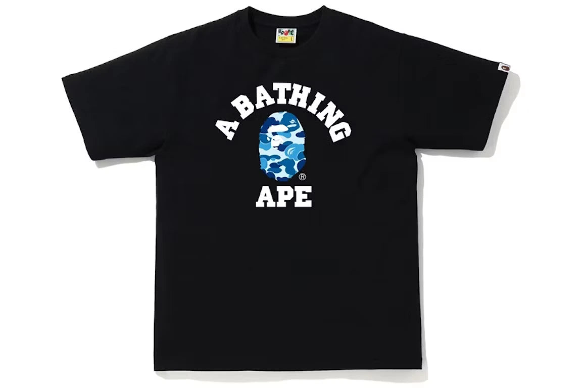 ABC Camo College Tee Black/Blue – Grandeur