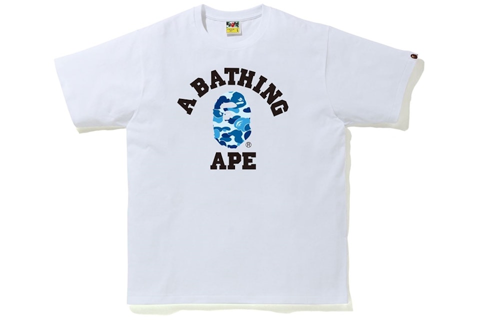 ABC Camo College Tee White/Blue