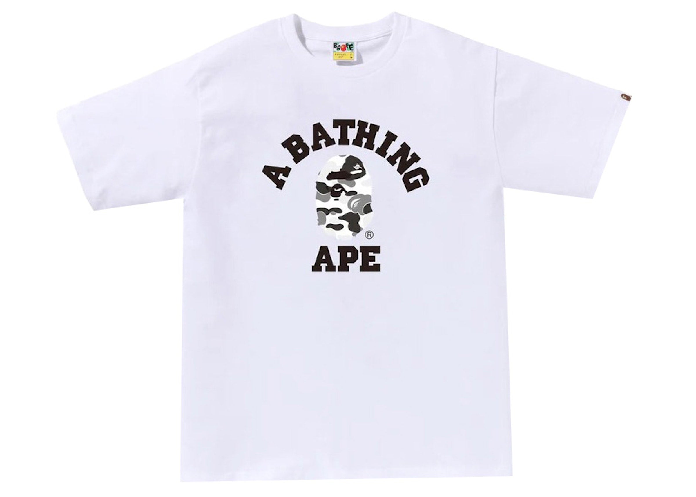 ABC Camo College Tee White/Grey