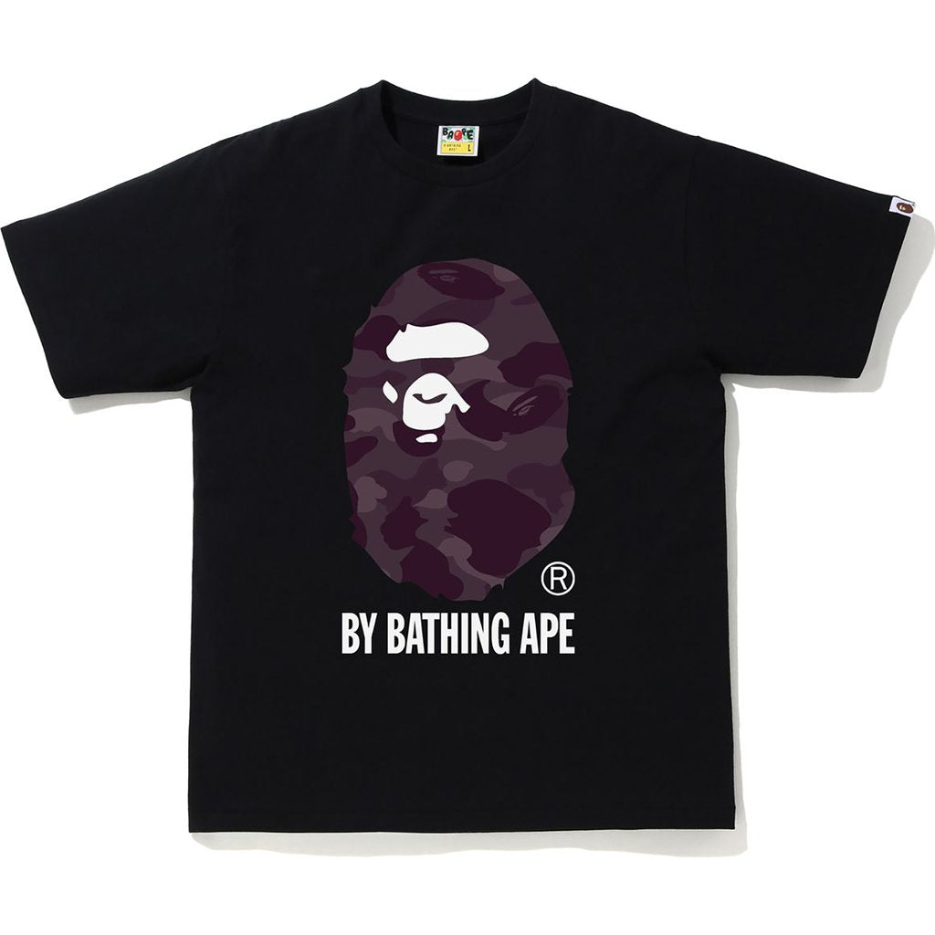 Color Camo By Bathing Ape Tee Black/Burgundy