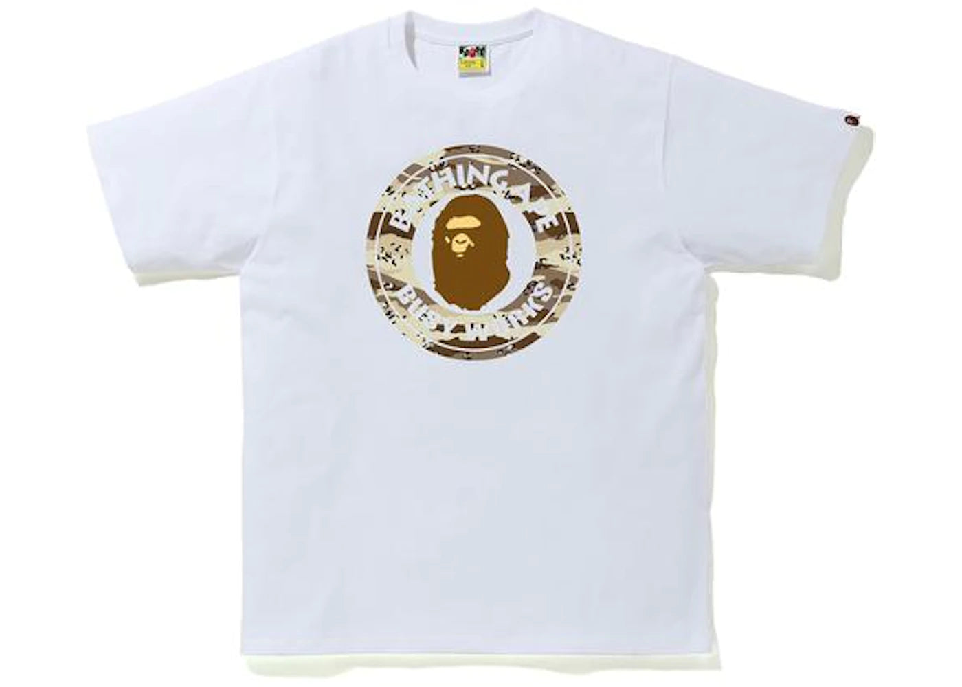 Desert Camo Busy Works Tee White/Beige