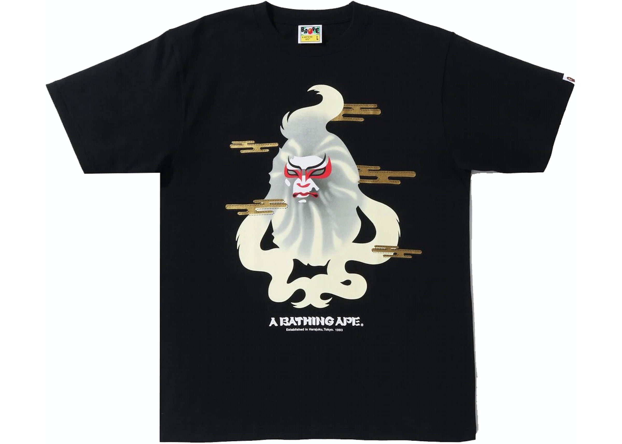 Japan Culture Kabuki Tee Black