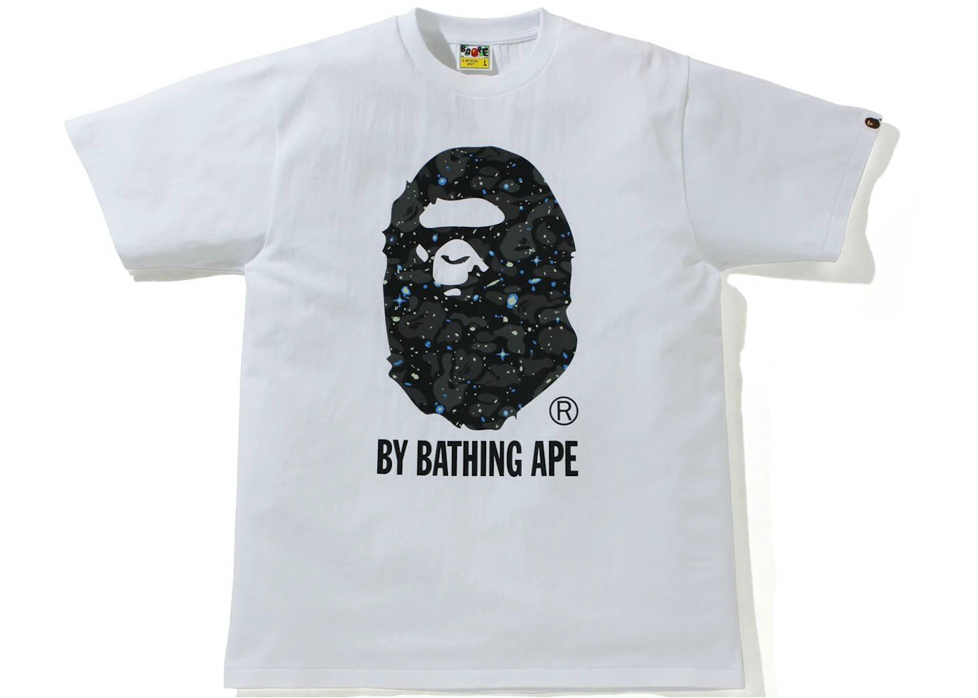 Space Camo By Bathing Ape Tee White