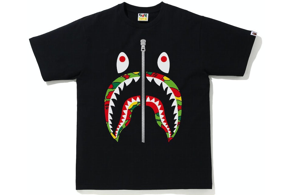 Sta Camo Shark Tee Black/Multi