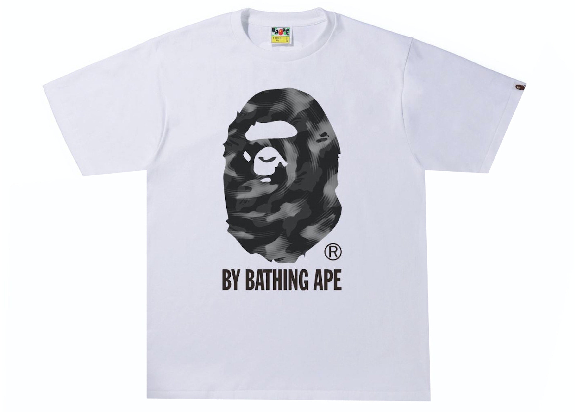 Stroke Camo By Bathing Ape Tee White/Black