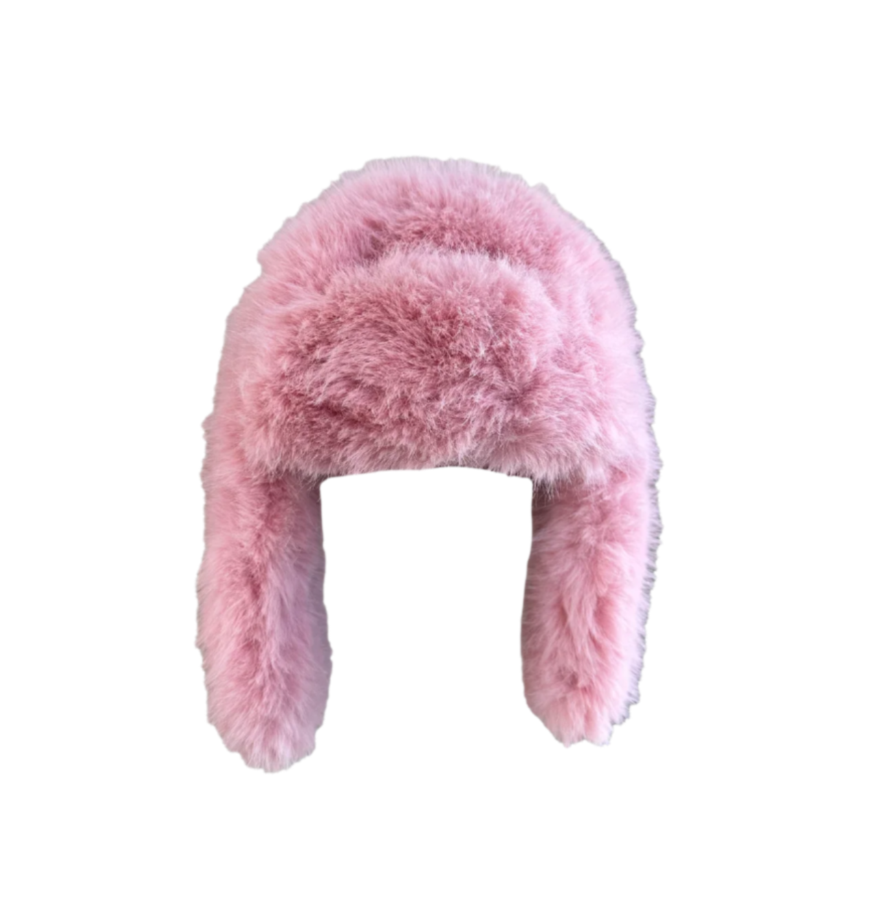 Pink Faux Fur Winter Hat