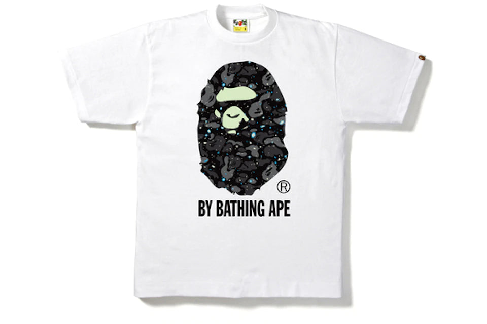 Space Camo By Bathing Ape Tee White