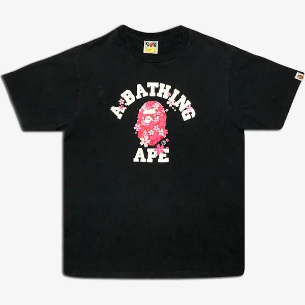 Sakura College Tee Black