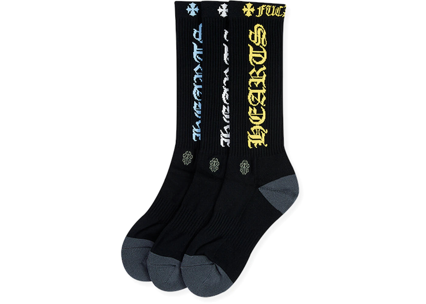 3-Pack CH Socks Multicolor/Black