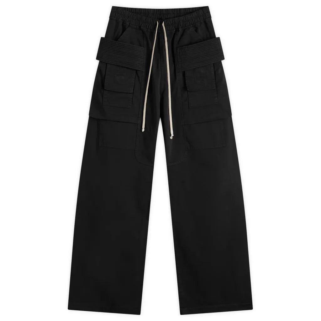 DRKSHDW Cotton Twill Drawstring Cargo Pants