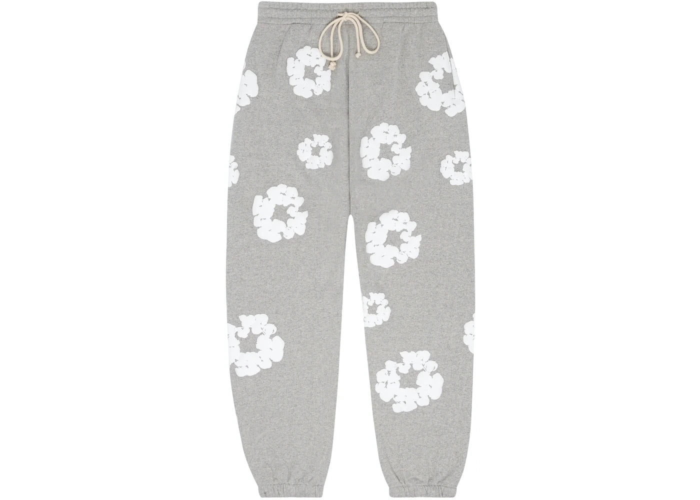 Cotton Wreath Sweatpants Grey