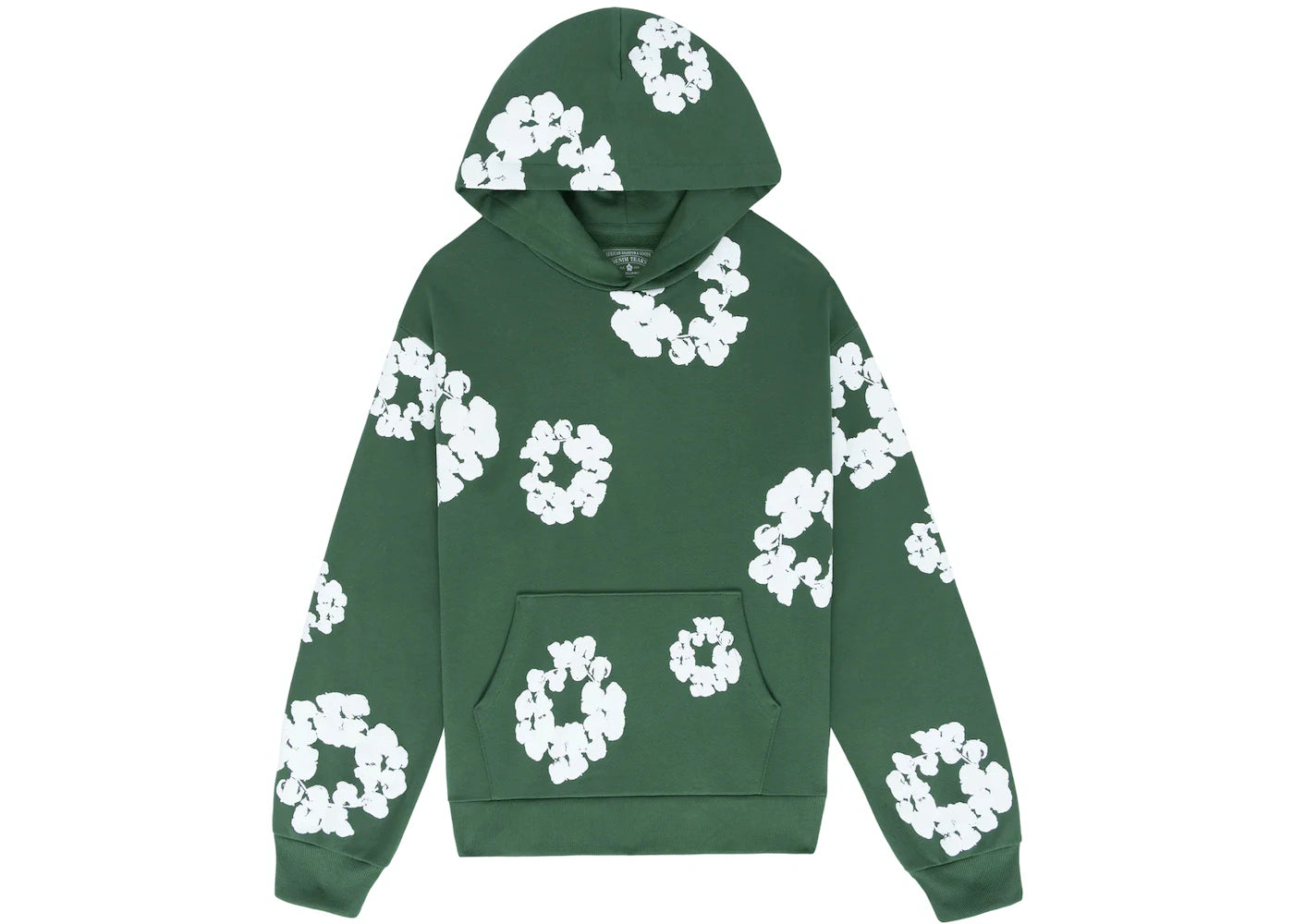 Cotton Wreath Sweatshirt Green