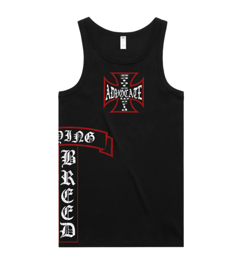 Advocate Logo Tank Black