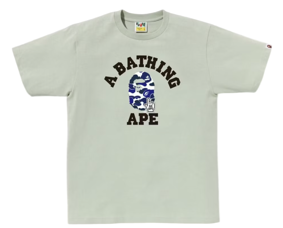 Camo Go Ape Pointer College Tee Green