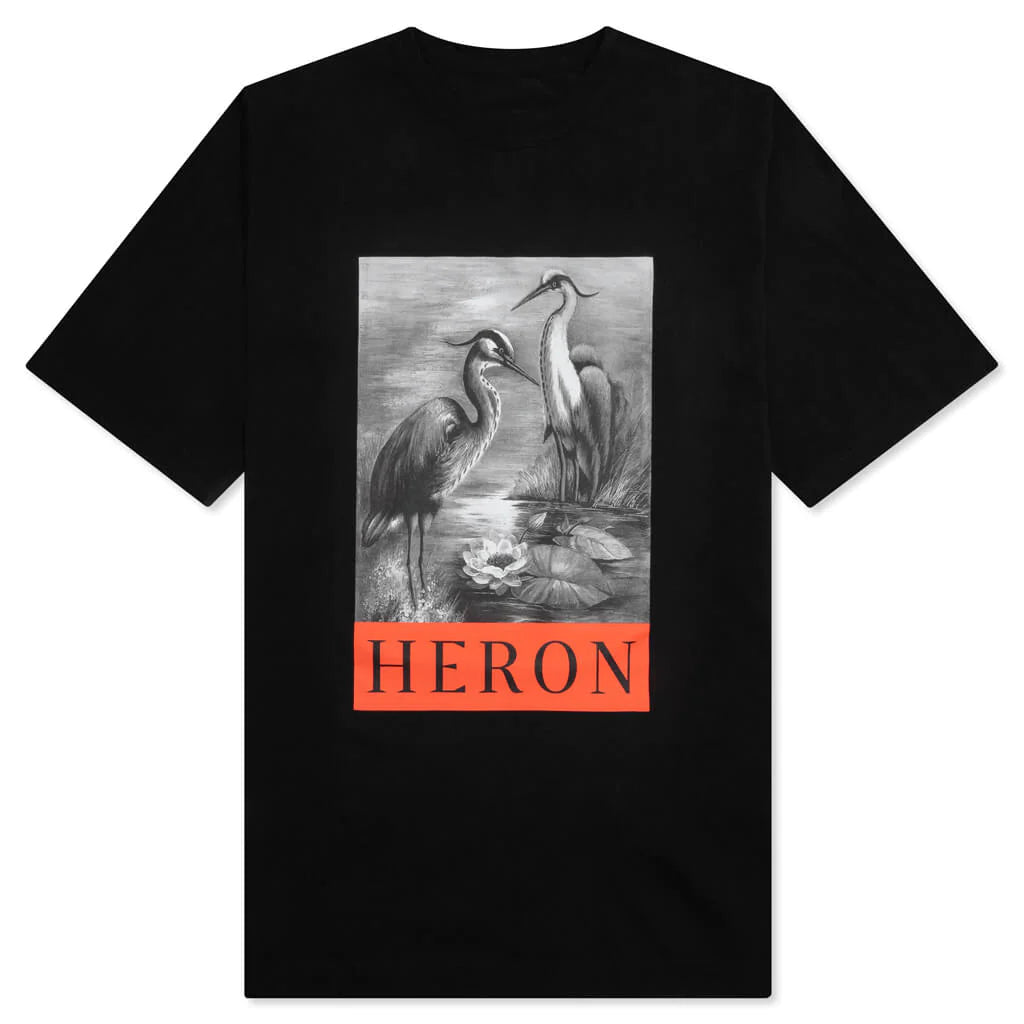 NF Heron BW Tee Black