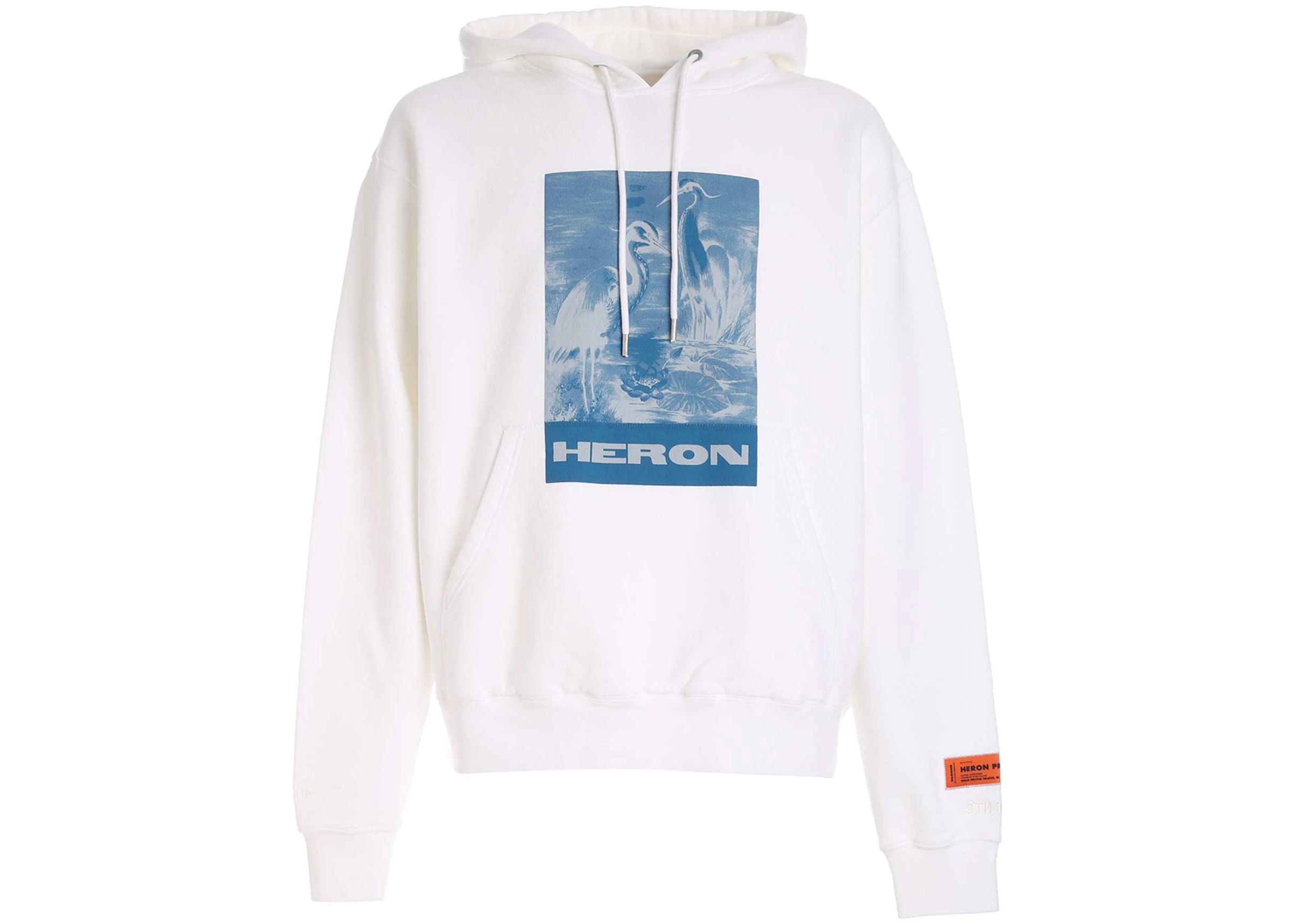 Halo Herons Hoodie White/Blue